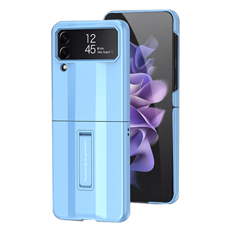 GKK Supercar Series For Samsung Galaxy Z Flip4 5G Kickstand Hard PC Phone Case Elastic Strap Hinge Protection Cover GKK Supercar Series For Samsung Galaxy Z Flip4 5G Kickstand Hard PC Phone Case Elastic Strap Hinge Protection Cover